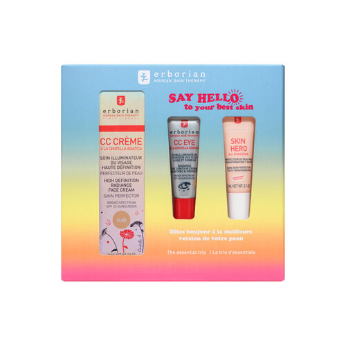 Coffret Trio d'Essentiels | CC Crème, CC Eye & Skin Hero | Erborian